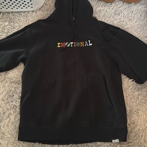 Black broken promises hoodie